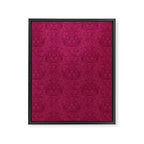 Pineapple Deco // Raspberry Swirl Framed Canvas Print Gallery Image 8