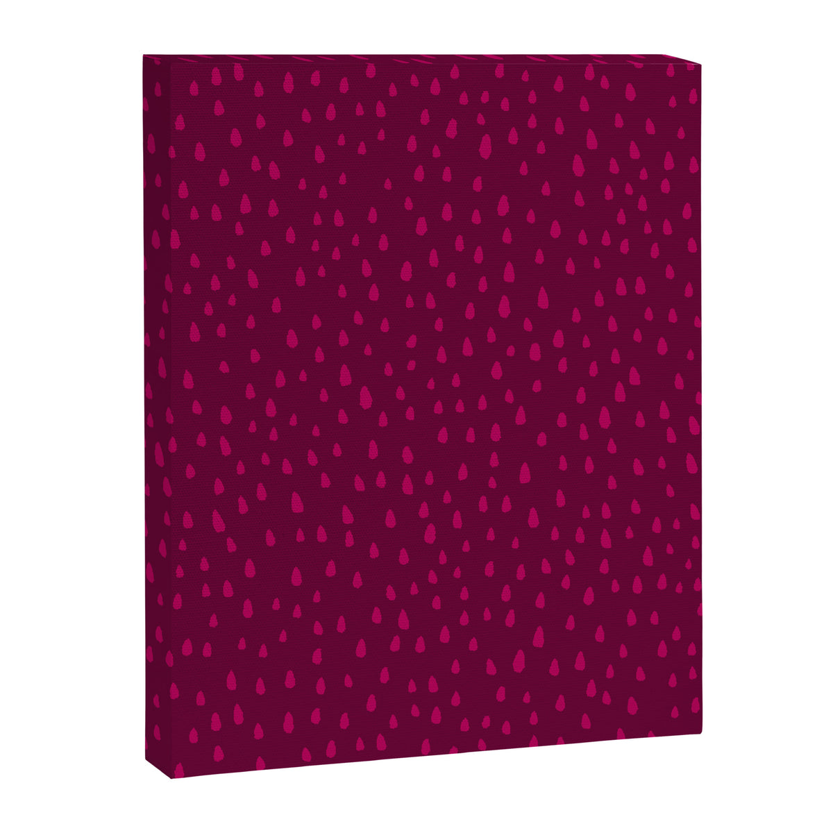 Raspberry Paint Drops Canvas Print Gallery Image 8