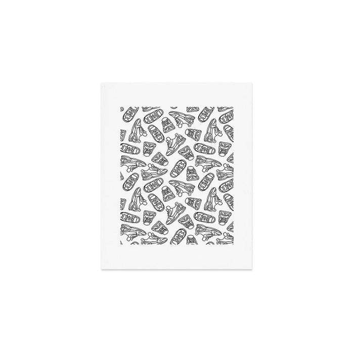 Sneakers // Black & White Art Print Gallery Image 1