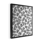 Sneakers // Black & White Framed Canvas Print Gallery Image 2