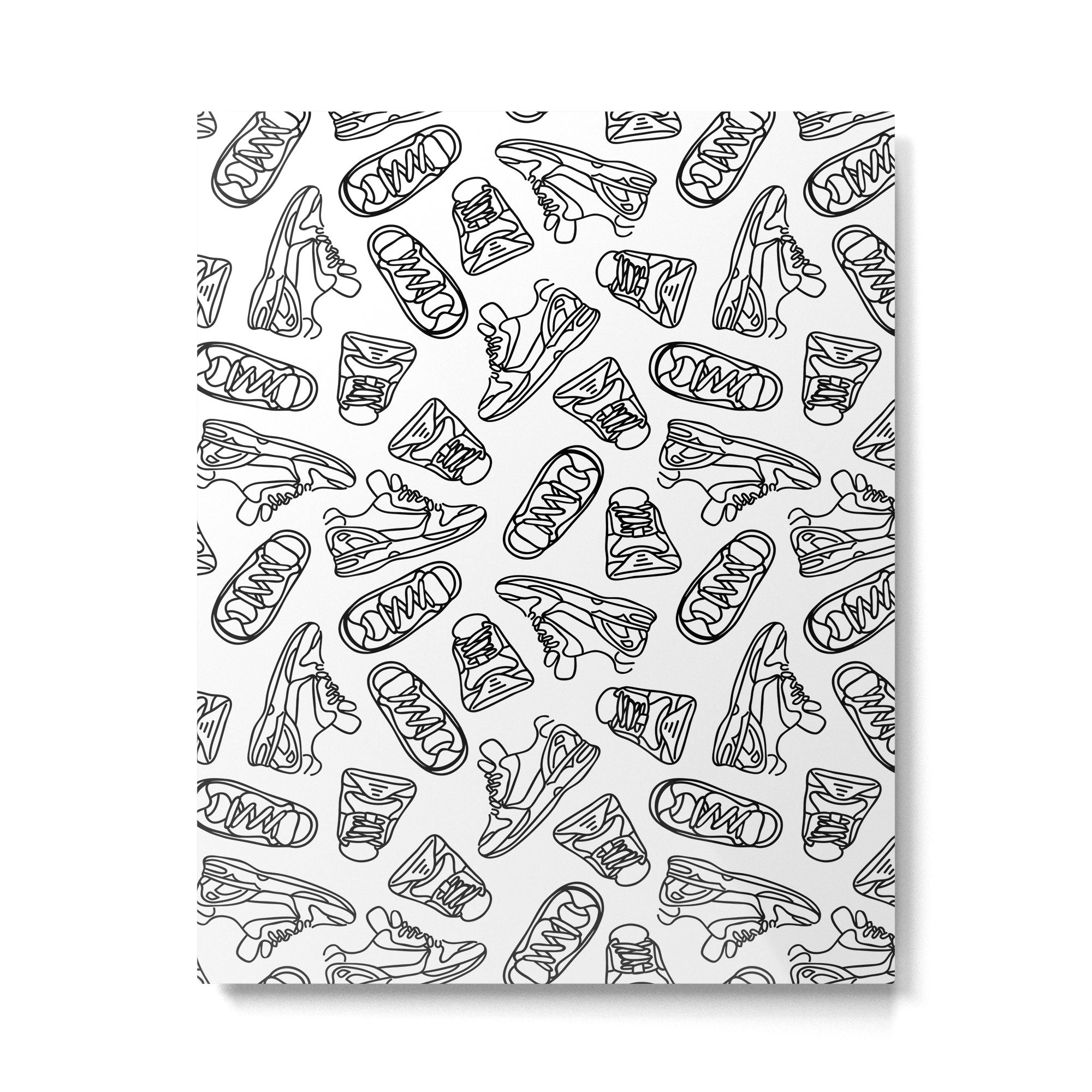 Sneakers // Black & White Metal Print Gallery Image 6
