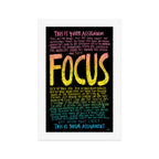 FOCUS 2017, by Courtney Martin and Wendy MacNaughton Art Print Gallery Image 1