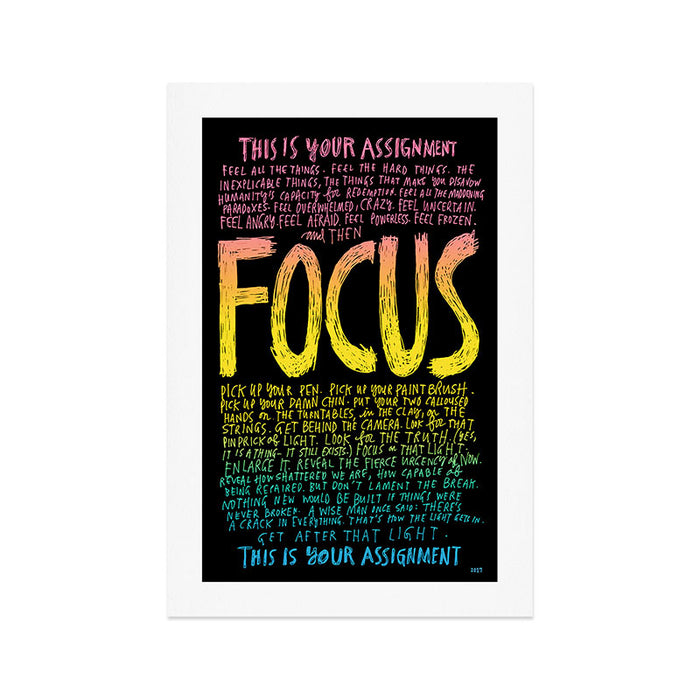 FOCUS 2017, by Courtney Martin and Wendy MacNaughton Art Print Gallery Image 1
