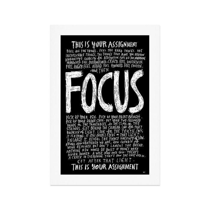 FOCUS 2017, by Courtney Martin and Wendy MacNaughton Art Print Gallery Image 1