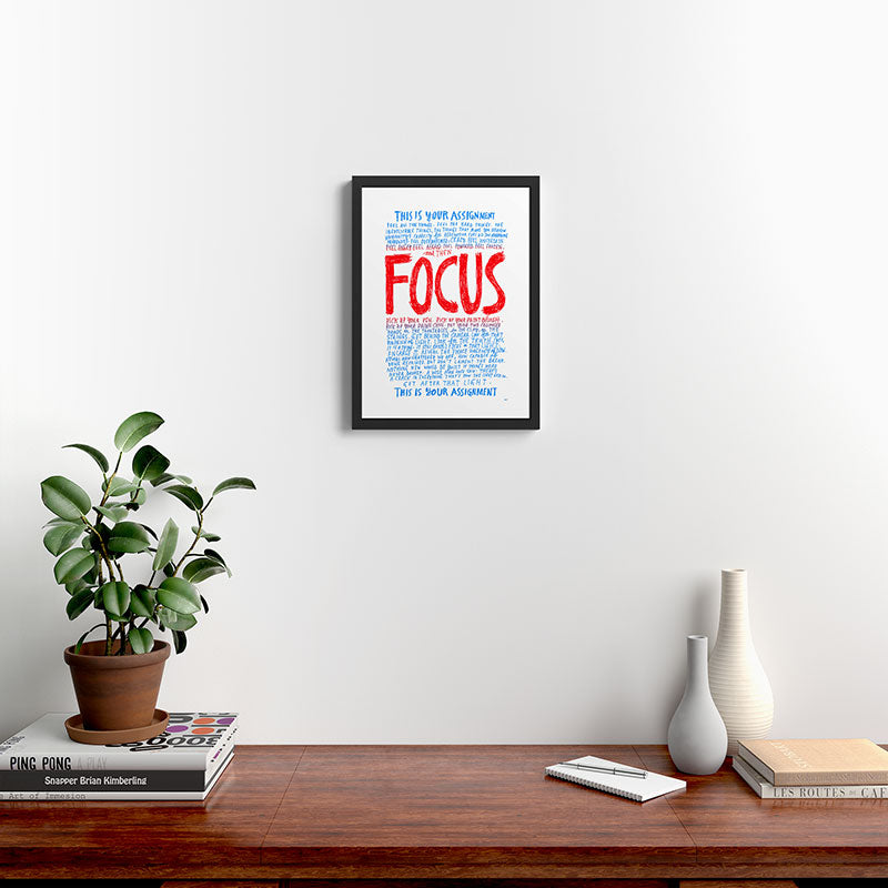 FOCUS 2017, by Courtney Martin and Wendy MacNaughton Framed Art Print Gallery Image 2