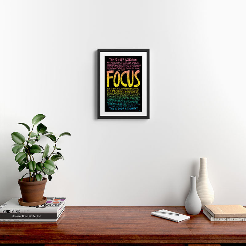 FOCUS 2017, by Courtney Martin and Wendy MacNaughton Framed Art Print Gallery Image 2