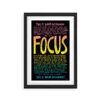 FOCUS 2017, by Courtney Martin and Wendy MacNaughton Framed Art Print Gallery Image 2