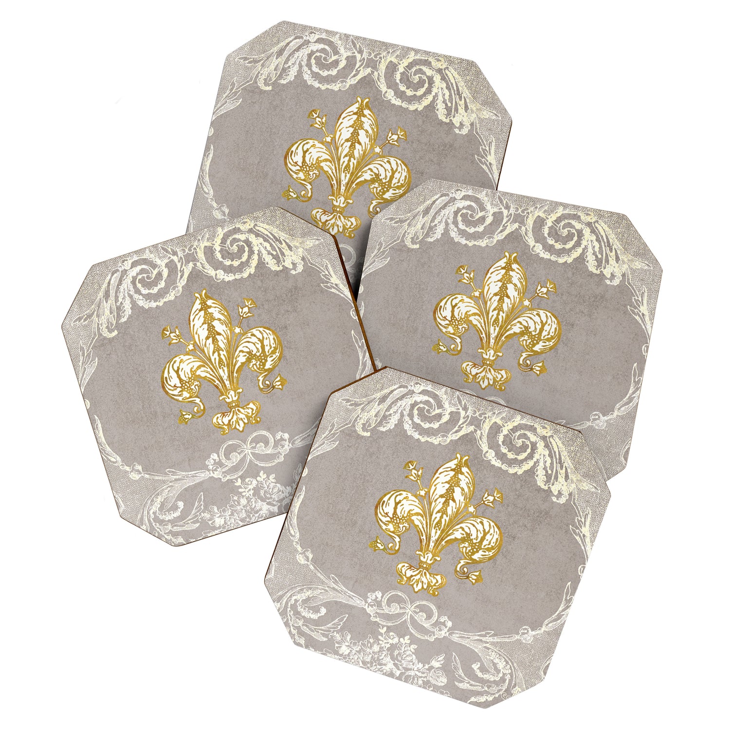 Fleur De Lis Coaster Gallery Image 1