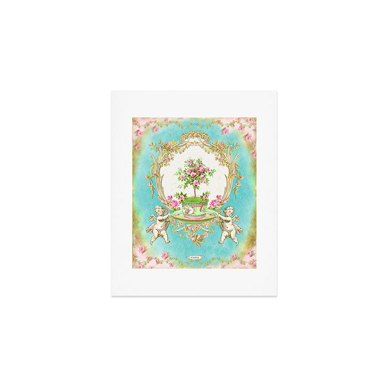 French Baroque Patisserie Tea Art Print Gallery Image 1