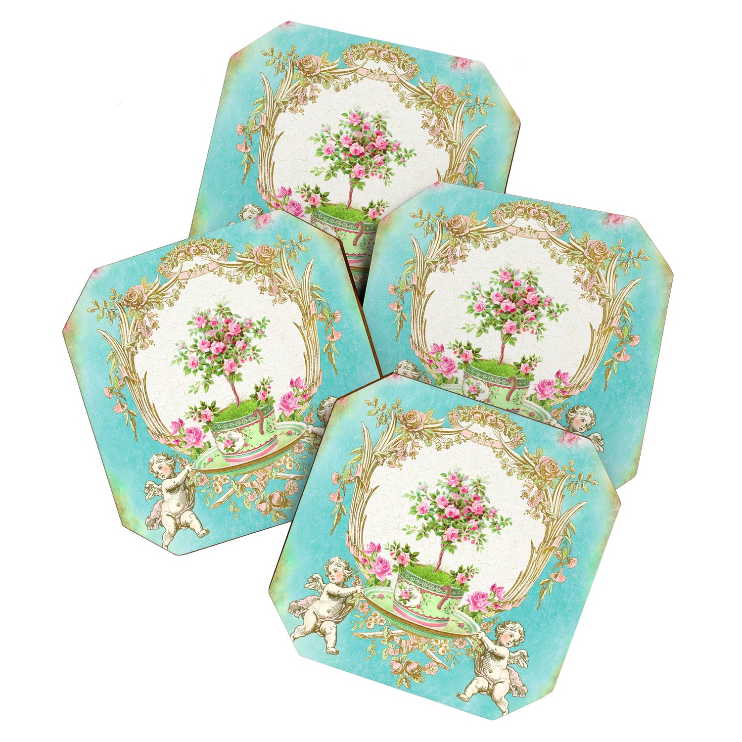 French Baroque Patisserie Tea Coaster Gallery Image 1