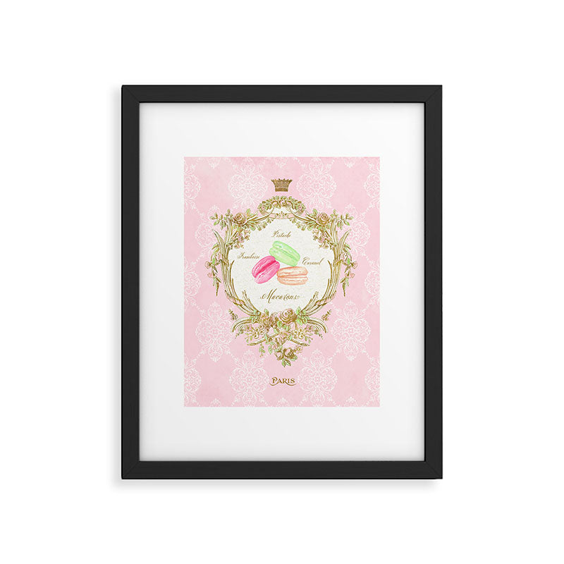 French Patisserie Macarons Framed Art Print Gallery Image 5