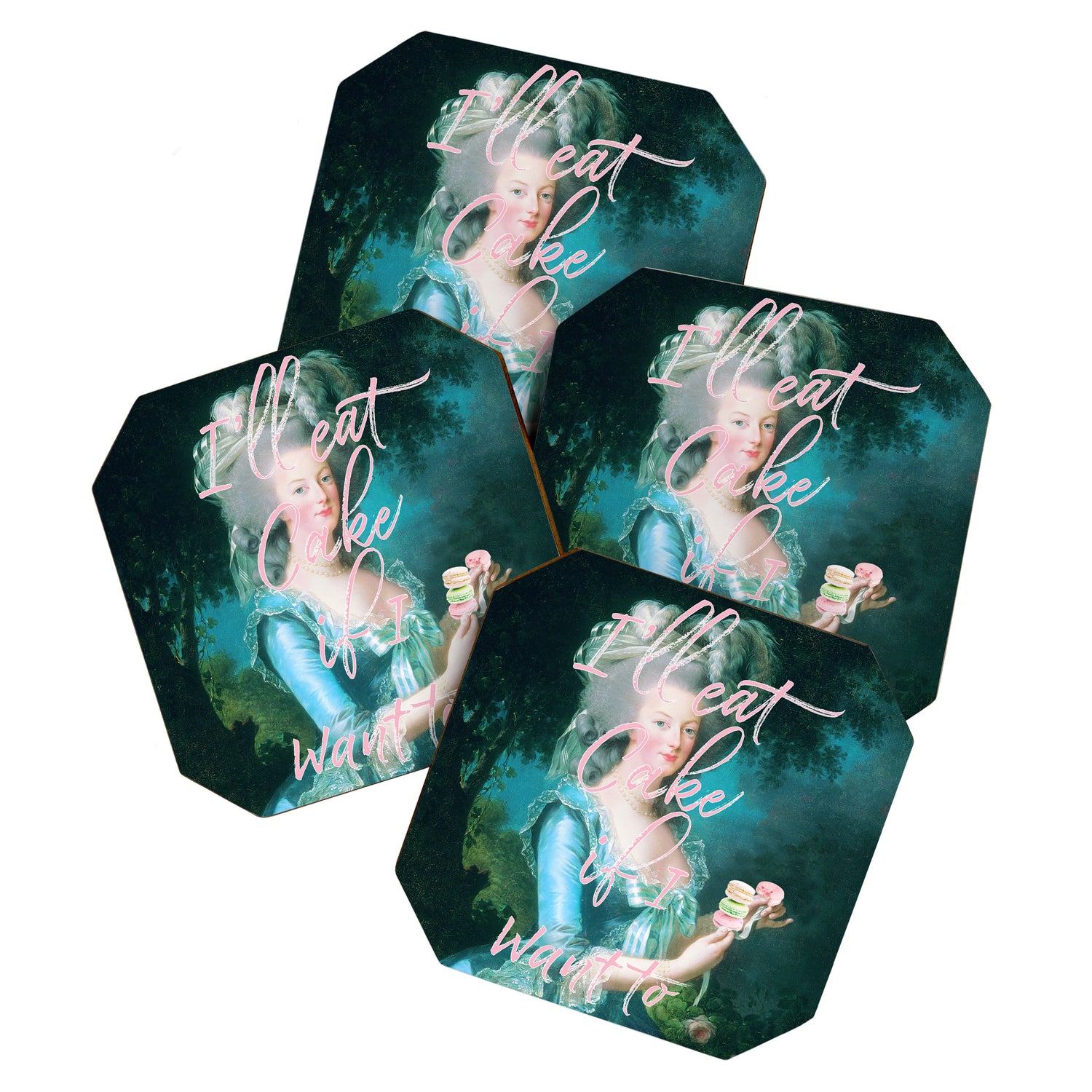 I'll eat cake if I want to Coaster Gallery Image 1