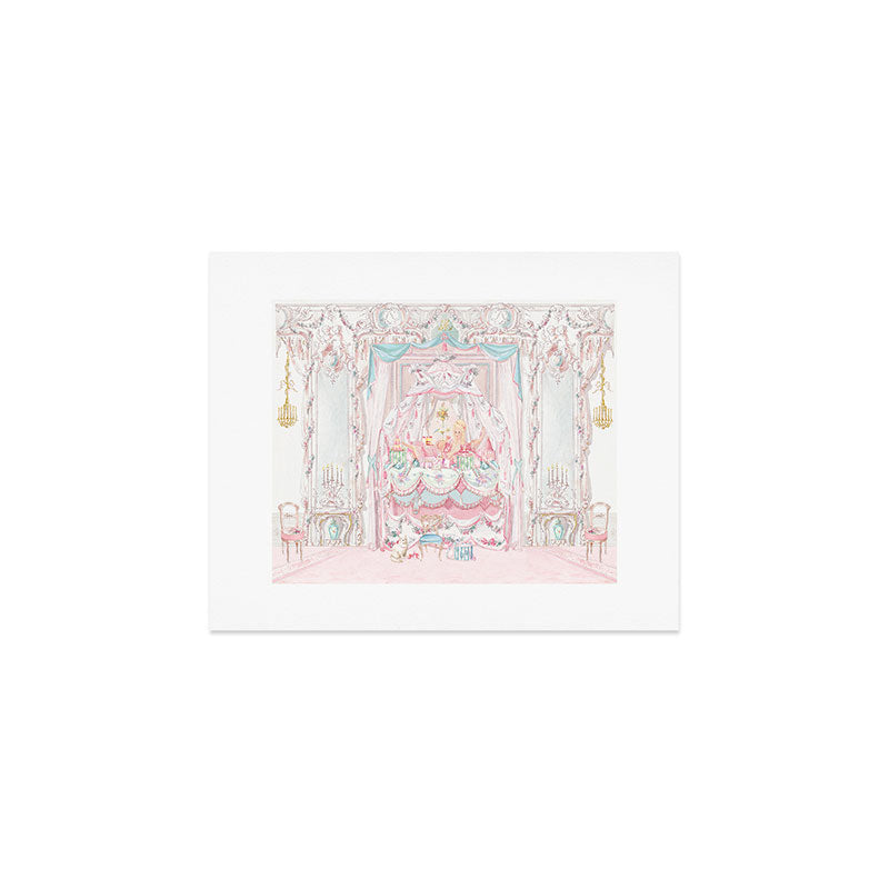 Marie Antoinette and the Cake Crumb and the Pea Art Print Gallery Image 1