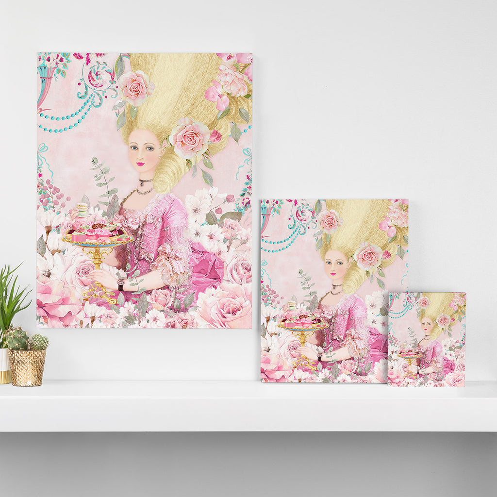 Marie Antoinette Flower Tea Canvas Print Gallery Image 3