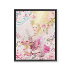 Marie Antoinette Flower Tea Framed Canvas Print Gallery Image 3