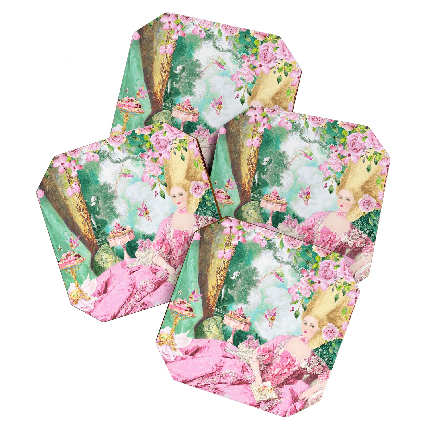 Marie Antoinette Garden Party Coaster Gallery Image 1