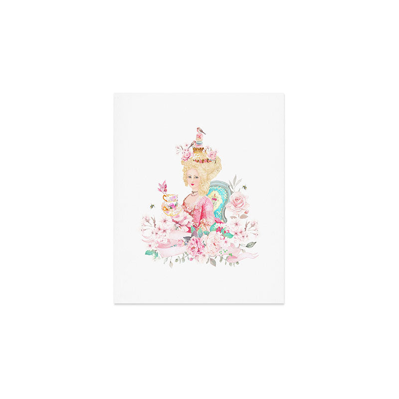 Marie Antoinette Hot Tea Art Print Gallery Image 1