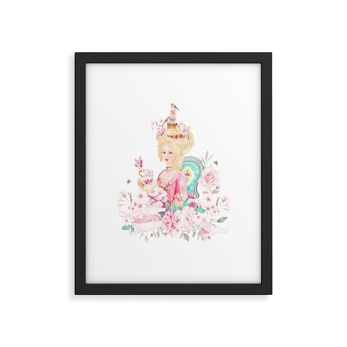 Marie Antoinette Hot Tea Framed Art Print Gallery Image 1