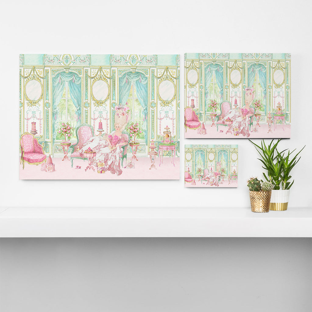 Marie Antoinette, Palace of Versailles, Diorama Canvas Print Gallery Image 3
