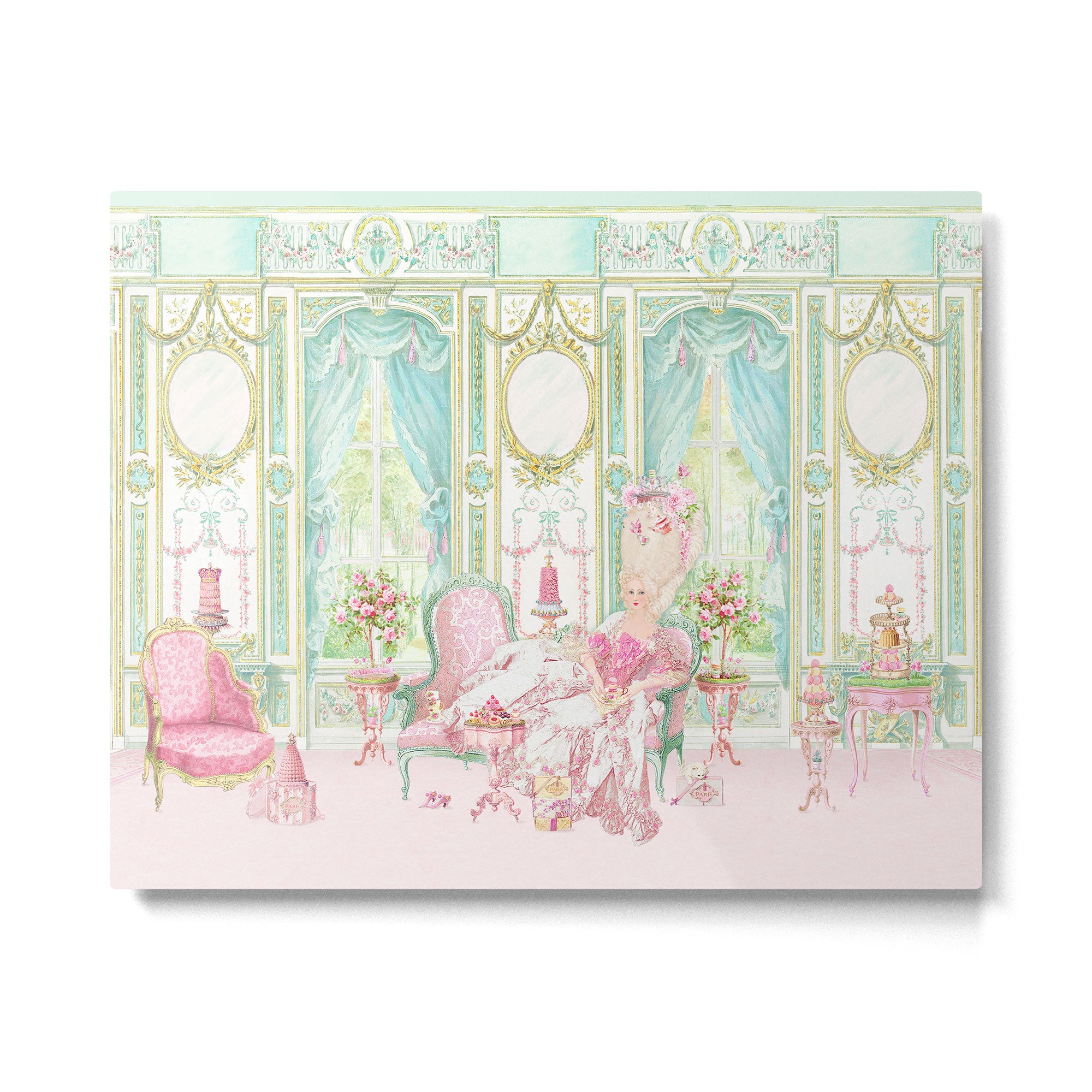 Marie Antoinette, Palace of Versailles, Diorama Metal Print Gallery Image 4