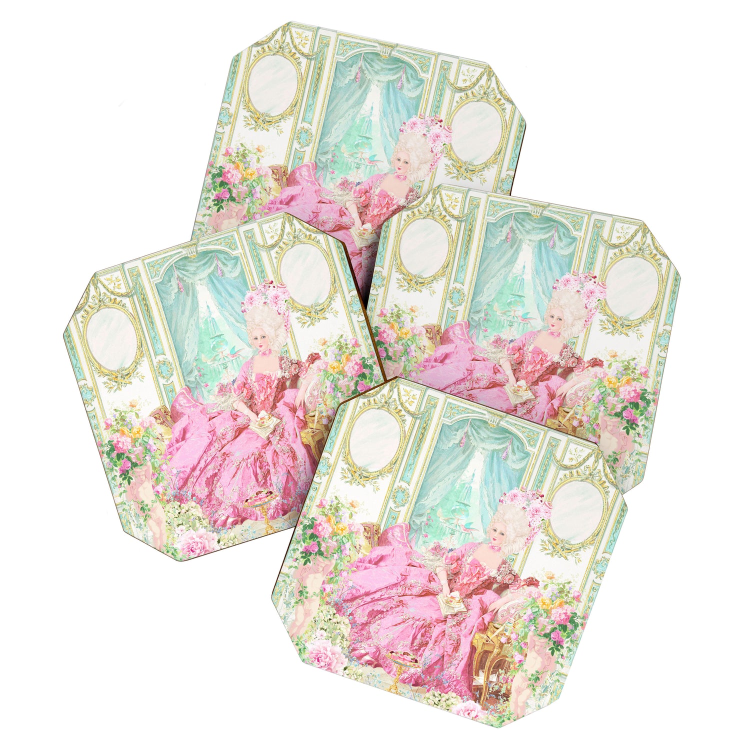 Marie Antoinette, Patisserie Jardin Coaster Gallery Image 1