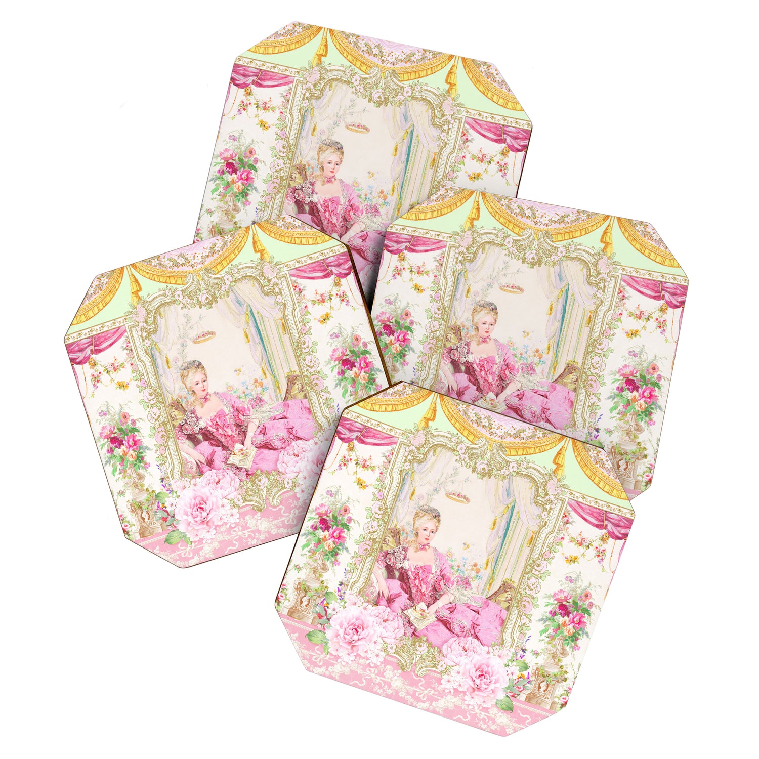 Marie Antoinette Rococo splendour Coaster Gallery Image 1