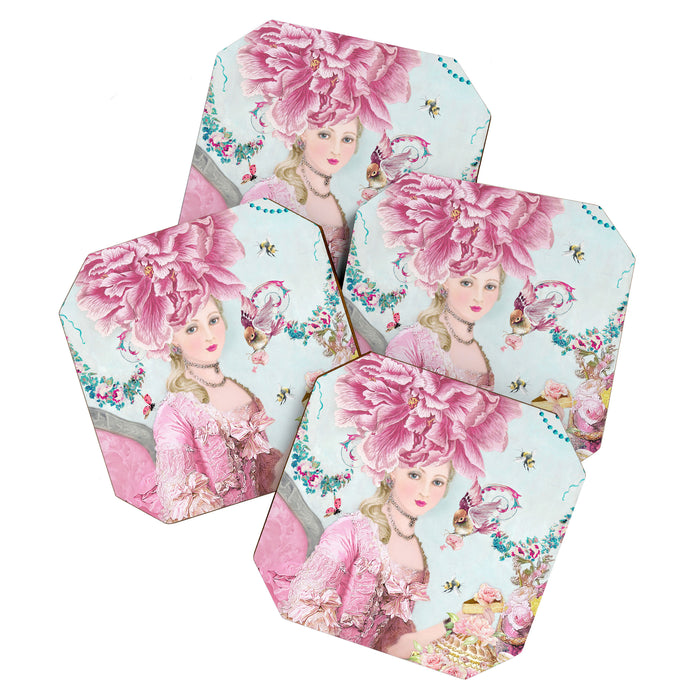 Marie Antoinette Wallflower Coaster Gallery Image 1
