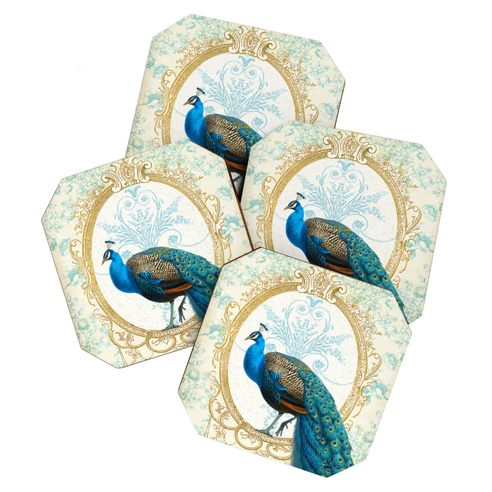 Paris Peacock Coaster Gallery Image 1