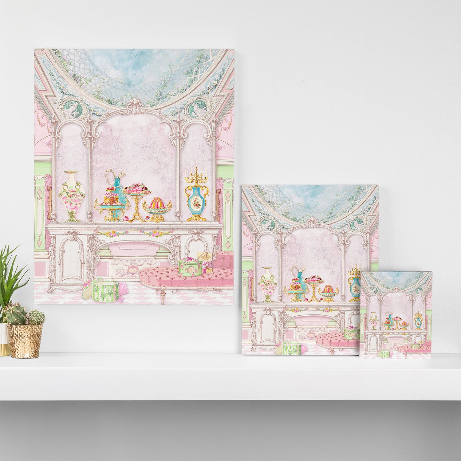 Paris Pink Patisserie Canvas Print Gallery Image 3