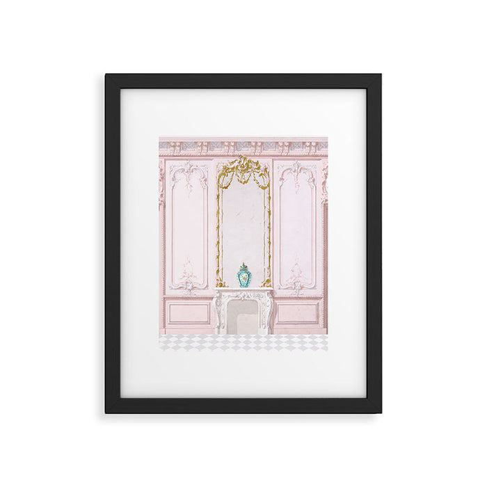 Pink Parisian Apartment Diorama Framed Art Print Gallery Image 1