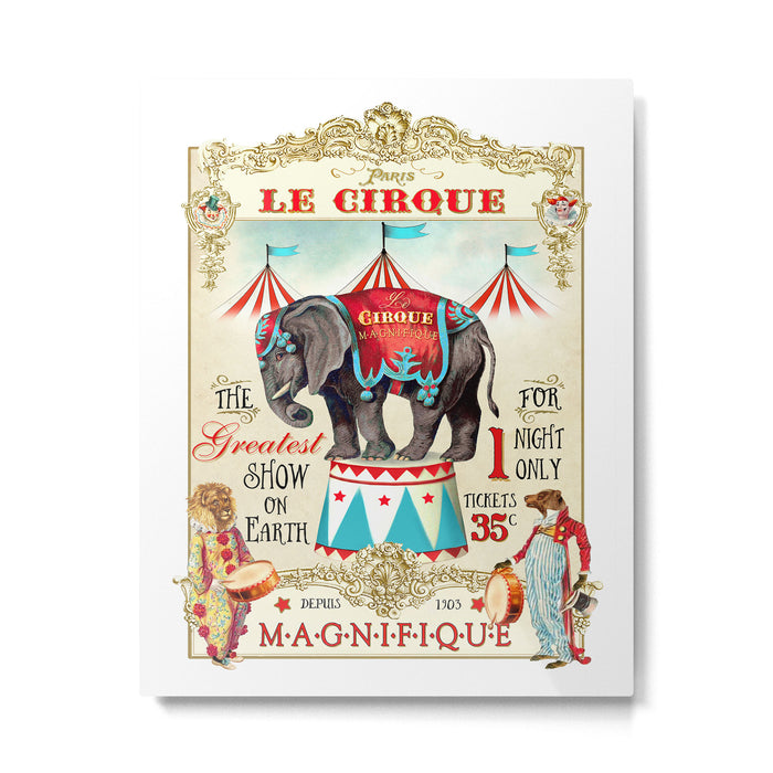 The Circus is in town Metal Print Gallery Image 1