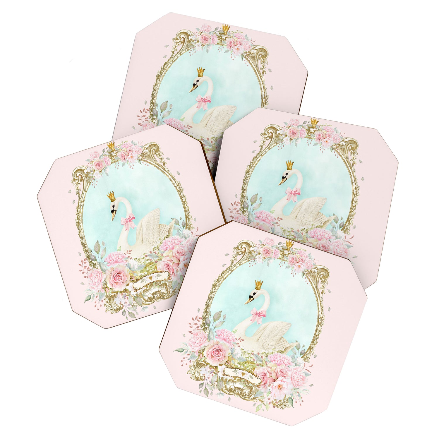 The shabby Swan Coaster Gallery Image 1
