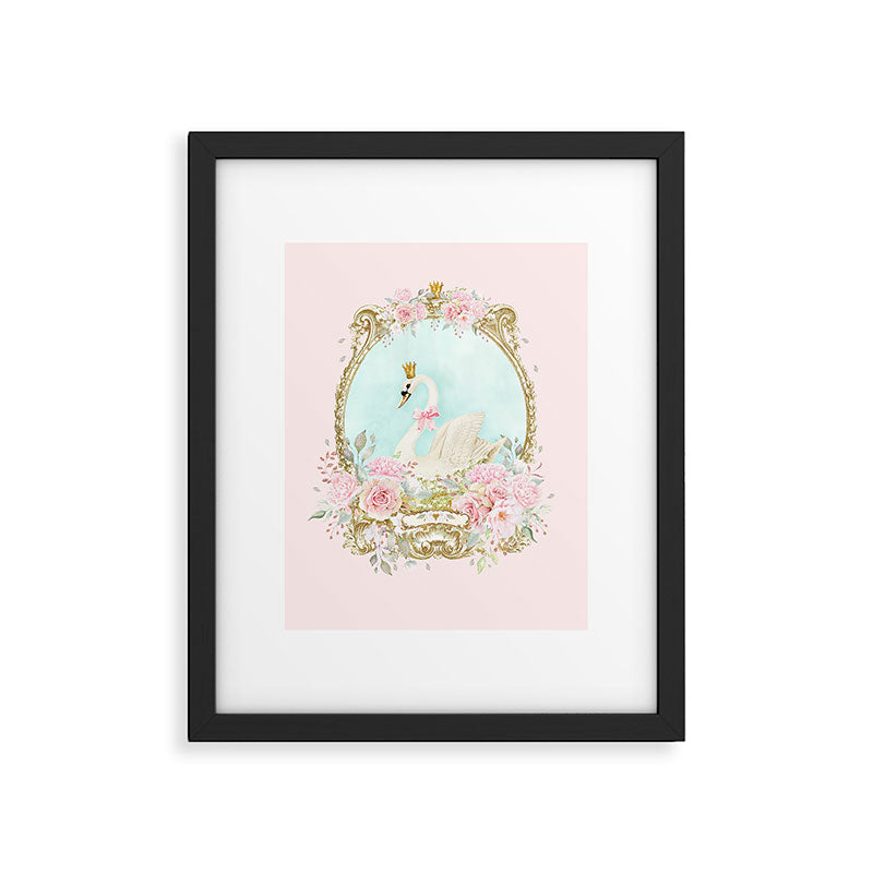 The shabby Swan Framed Art Print Gallery Image 5