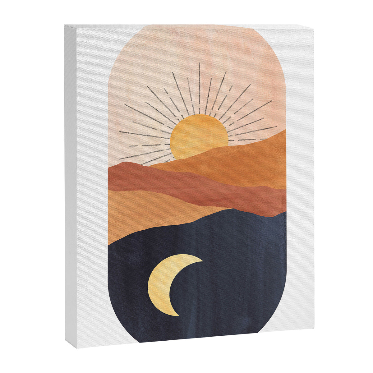 Abstract day and night Canvas Print Gallery Image 6