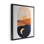 Abstract day and night Framed Canvas Print Gallery Image 2