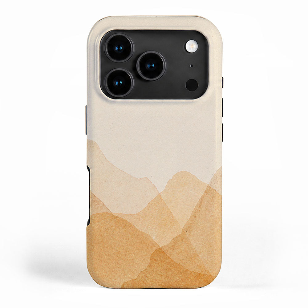 Abstract terracotta mountains iPhone Case Gallery Image 1