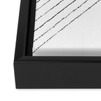 Geometric line art 4 Framed Canvas Print Gallery Image 3