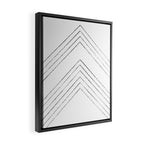 Geometric line art 4 Framed Canvas Print Gallery Image 2