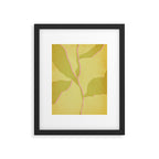 Green and pink botanical abstract Framed Art Print Gallery Image 5