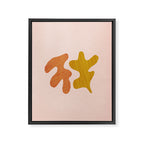 Matisse inspired shapes Framed Canvas Print Gallery Image 6