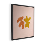 Matisse inspired shapes Framed Canvas Print Gallery Image 2