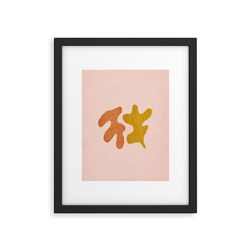 Matisse inspired shapes Framed Art Print Gallery Image 5