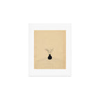 Minimal plant in the vase Art Print Gallery Image 1