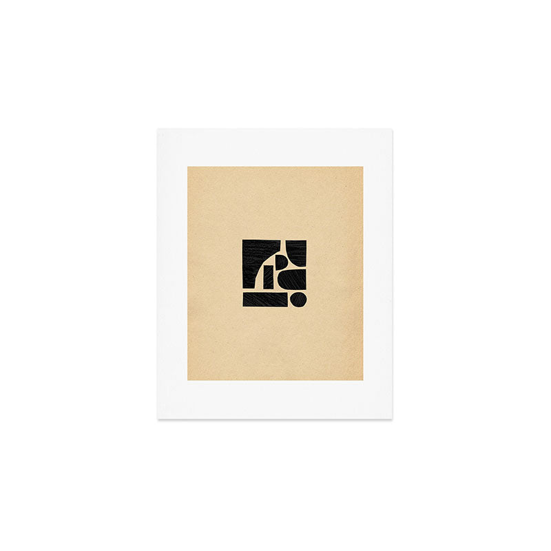 Minimalist abstract geometric Art Print Gallery Image 1