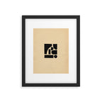 Minimalist abstract geometric Framed Art Print Gallery Image 5