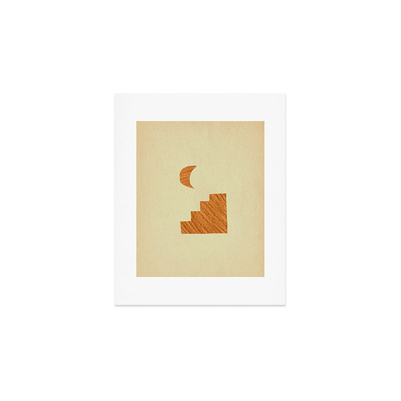 Minimalist moroccan night Art Print Gallery Image 1