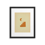 Minimalist moroccan night Framed Art Print Gallery Image 6