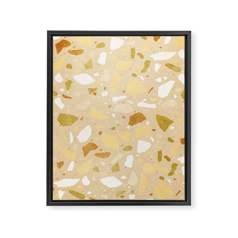 Terrazzo pattern Framed Canvas Print Gallery Image 6