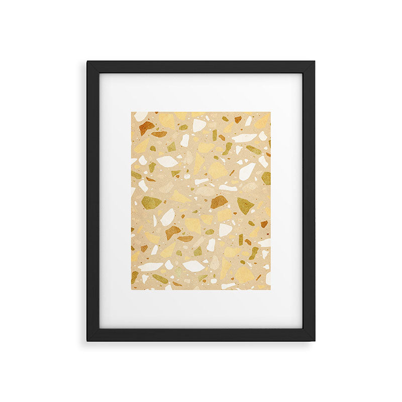 Terrazzo pattern Framed Art Print Gallery Image 5