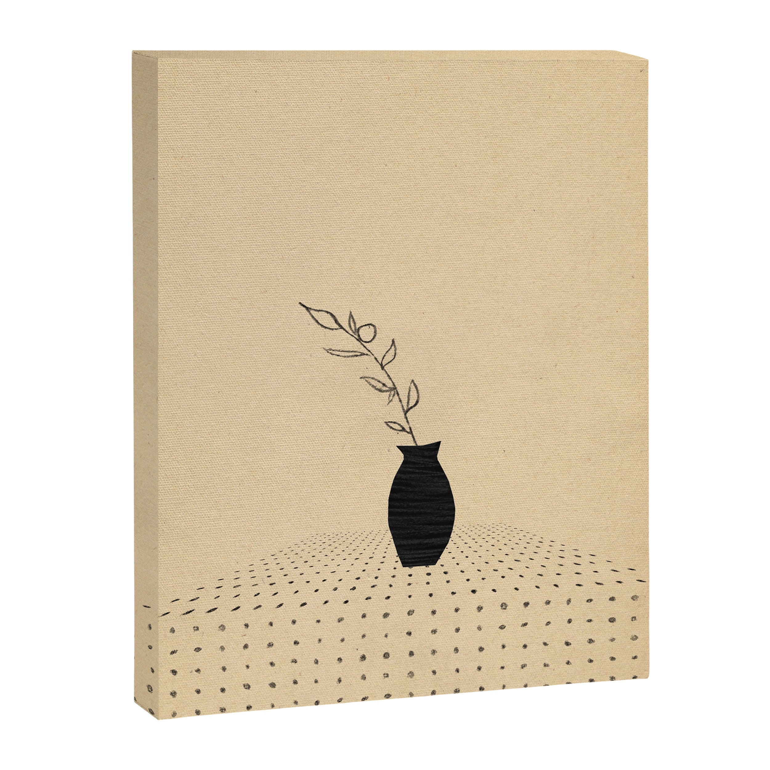Vase and plant Canvas Print Gallery Image 6